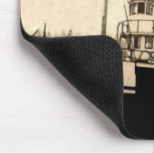 Steamboat-Inselbewohner Mousepad (Ecke)