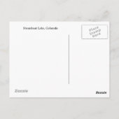 Steamboat Lake Postkarte (Rückseite)