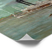 Steamboat Robert E. Lee Painting Poster (Ecke)