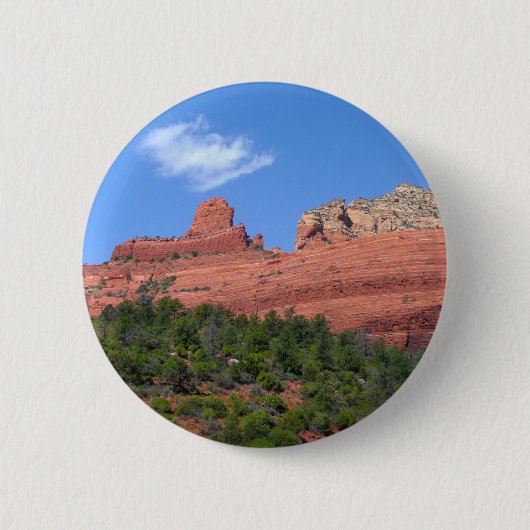 Steamboat Rock in Sedona Button (Vorderseite)