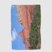 Steamboat Rock in Sedona Golfhandtuch (Vorderseite)
