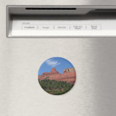 Steamboat Rock in Sedona Magnet (In Situ (Geschirrspüler))