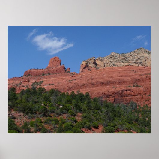 Steamboat Rock in Sedona Poster (Vorne)