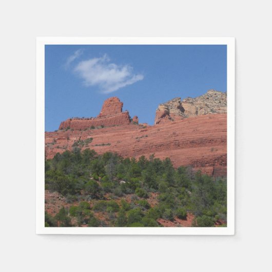 Steamboat Rock in Sedona Serviette (Vorderseite)