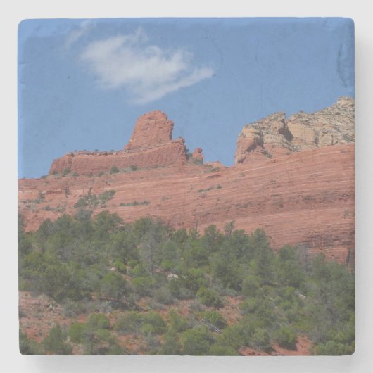 Steamboat Rock in Sedona Steinuntersetzer (Vorderseite)