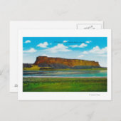 Steamboat Rock, Upper Grand Coulee Dam Postkarte (Vorne/Hinten)