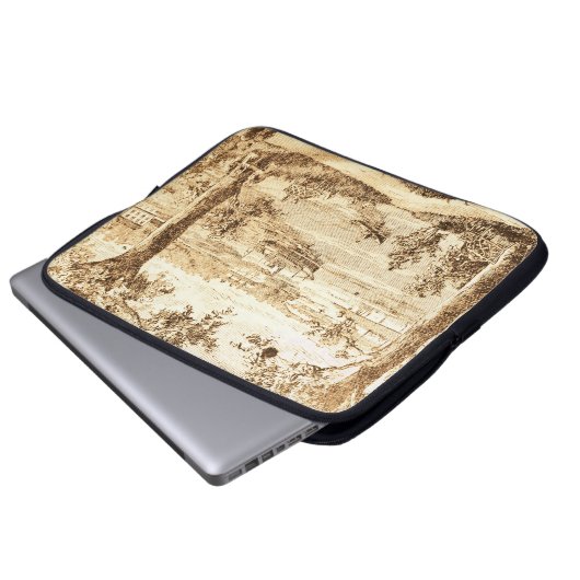 Steamboat See Laptopschutzhülle (Vorne Knopf)