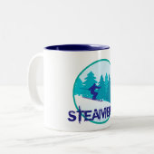 Steamboat Ski Circle Zweifarbige Tasse (Vorderseite Links)
