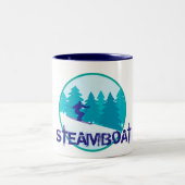 Steamboat Ski Circle Zweifarbige Tasse (Mittel)