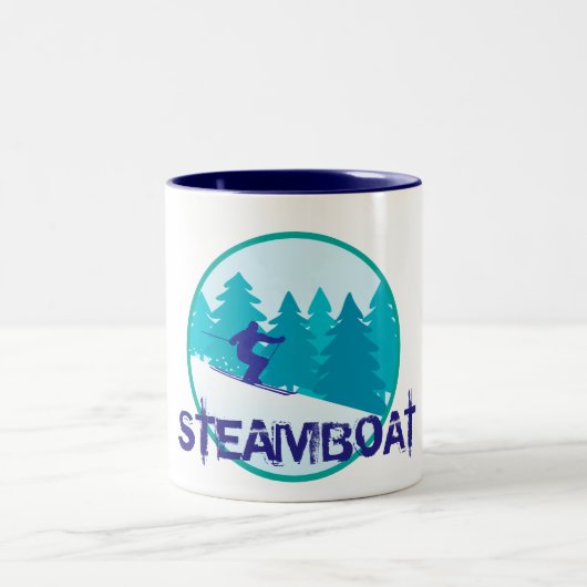 Steamboat Ski Circle Zweifarbige Tasse (Mittel)