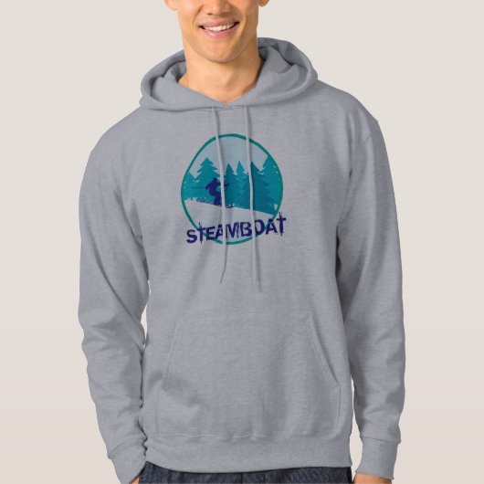 Steamboat-Ski-Kreis Hoodie (Vorderseite)
