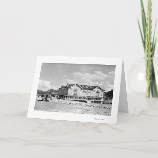 Steamboat Springs, Co-Häuschen und Kabinen Karte (Vorderseite)