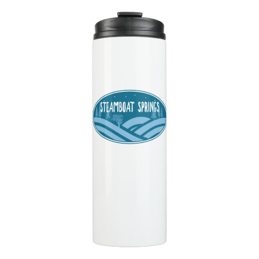 Steamboat Springs Colorado Außenbereich Thermosbecher (Vorderseite)