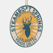 Steamboat Springs Colorado Camping Wandern Keramik Ornament (Rechts)