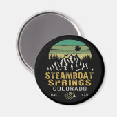 Steamboat Springs Colorado Camping Wandern Magnet (Vorderseite/Rückseite)