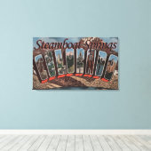 Steamboat Springs, Colorado - Großbuchstaben Leinwanddruck (Insitu (Holzboden))