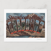 Steamboat Springs, Colorado - Großbuchstaben Postkarte (Vorderseite)