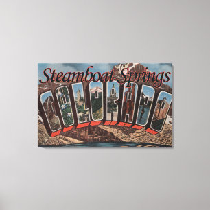 Steamboat Springs, Colorado - große Leinwanddruck