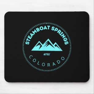 Steamboat Springs Colorado Höhenweg zum Berg Mousepad