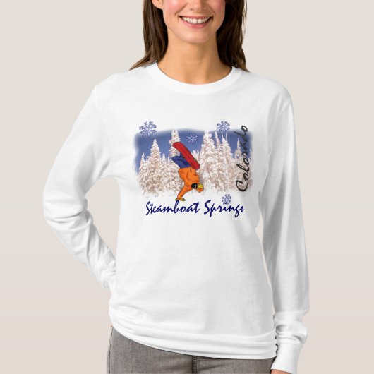 Steamboat Springs Colorado Ladys Shirt (Vorderseite)