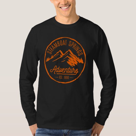 Steamboat Springs Colorado mountains rivers hot sp T-Shirt (Vorderseite)