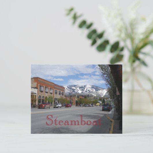 Steamboat Springs Colorado Postcard Postkarte (Stehend Vorderseite)