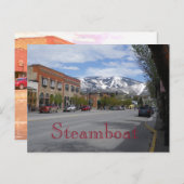 Steamboat Springs Colorado Postcard Postkarte (Vorne/Hinten)