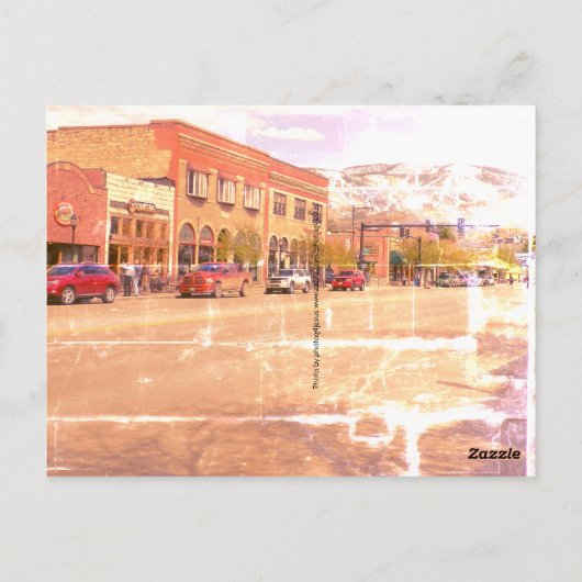 Steamboat Springs Colorado Postcard Postkarte (Rückseite)