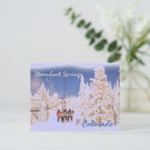 Steamboat Springs Colorado Postkarte (Stehend Vorderseite)