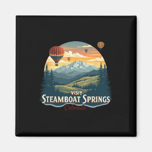Steamboat Springs Colorado Skifahren Sonnenunterga Magnet