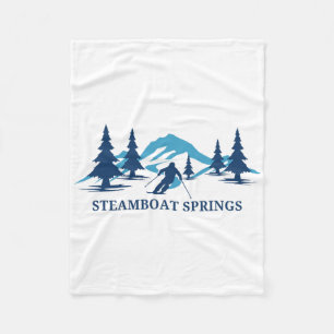 Steamboat Springs Colorado Skigebiet Skifahren Ski Fleecedecke