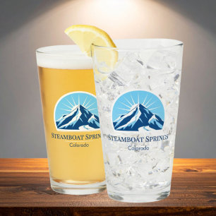 Steamboat Springs Colorado Skigebiet-Souvenir  Glas