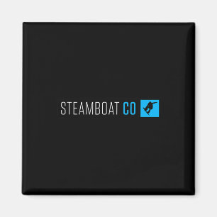 Steamboat Springs Colorado Snowboard Box Typ Magnet