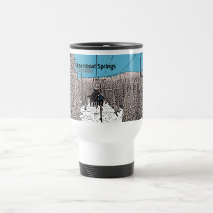 Steamboat Springs Colorado Tag auf Fahrstuhl Tasse