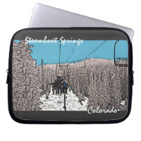 Steamboat Springs Colorado Tag mit Lift Laptop-Geh
