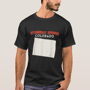 Steamboat Springs Colorado USA Staat America Train T-Shirt
