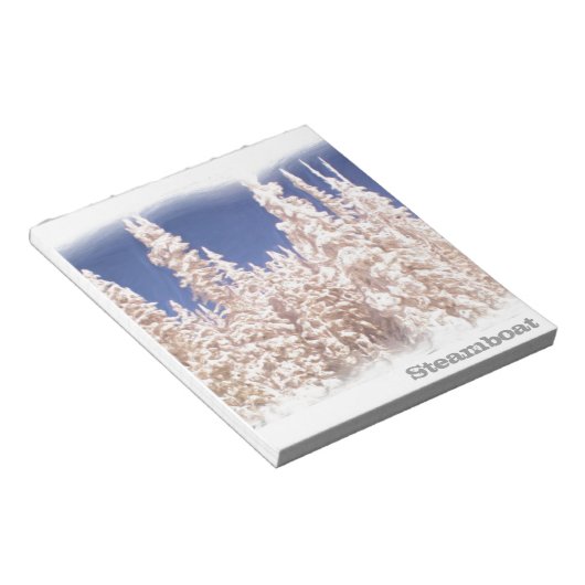 Steamboat Springs Frostiges Baumheppchen Notizblock (angewinkelt)
