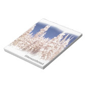 Steamboat Springs Frostiges Baumheppchen Notizblock (Rotiert)