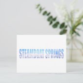 Steamboat Springs Postkarte (Stehend Vorderseite)