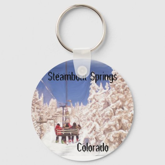 Steamboat Springs Schlüsselanhänger (Vorderseite)