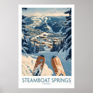 Steamboat Springs Ski-Druck - Colorado 1 Poster