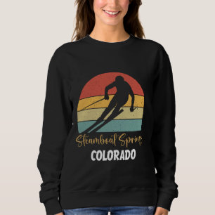 Steamboat Springs Skifahren Colorado Funny Snow Sk Sweatshirt