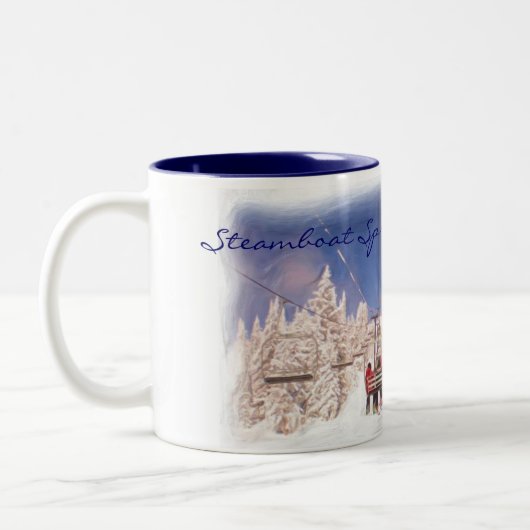 Steamboat- SpringsTasse Zweifarbige Tasse (Links)