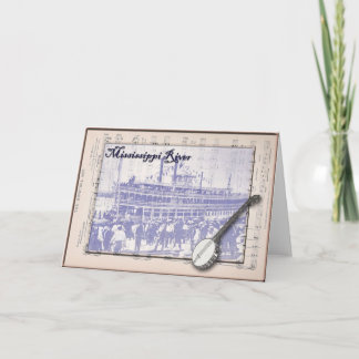 Steamboat und Musik Karte