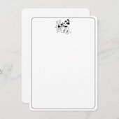 Steamboat Willie Card Dankeskarte (Vorne/Hinten)