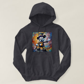 Steamboat Willie Generative Kunst Hoodie