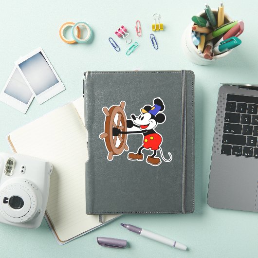 Steamboat Willie Mickey Mouse Sticker (iPad Hülle)