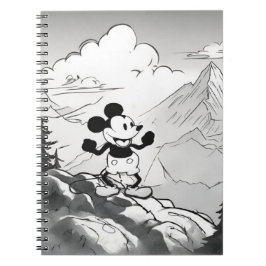 Steamboat Willie Mountain Wandern Notizblock