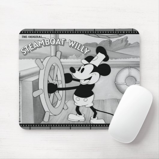 Steamboat Willie Mousepad (Mit Mouse)