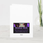 Steambunny Grußkarte Karte (Rückseite)